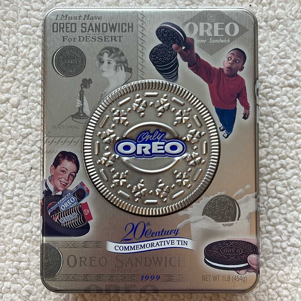 Vintage 1999 Oreo 20th Century Commemorative Tin
